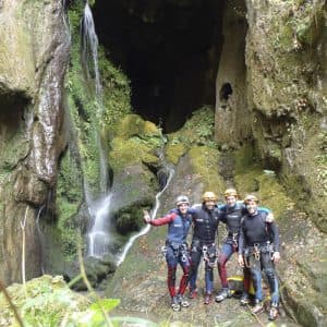 Espeleología en Cueva de Pando en Ribadesella