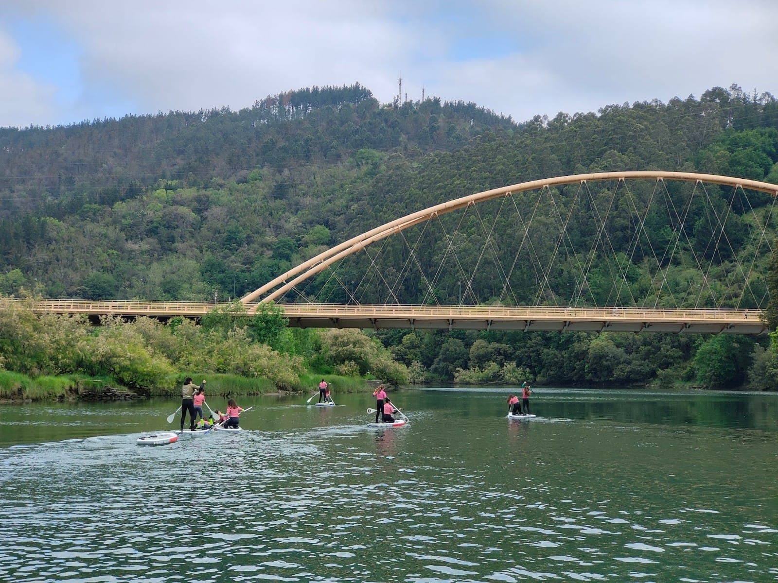 Paddle surf en grupo por las marismas de Deba: Explora el río Deba