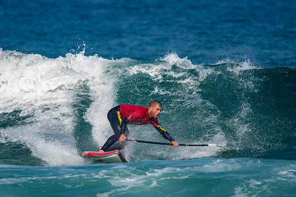 Clases de Paddle Surf en olas en San Vicente de la Barquera