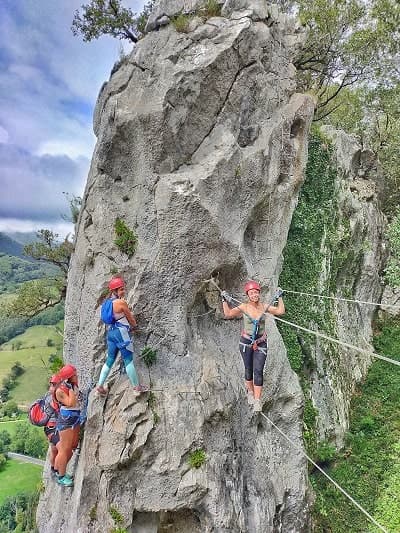 Vía Ferrata El Cáliz en Ramales de la Victoria