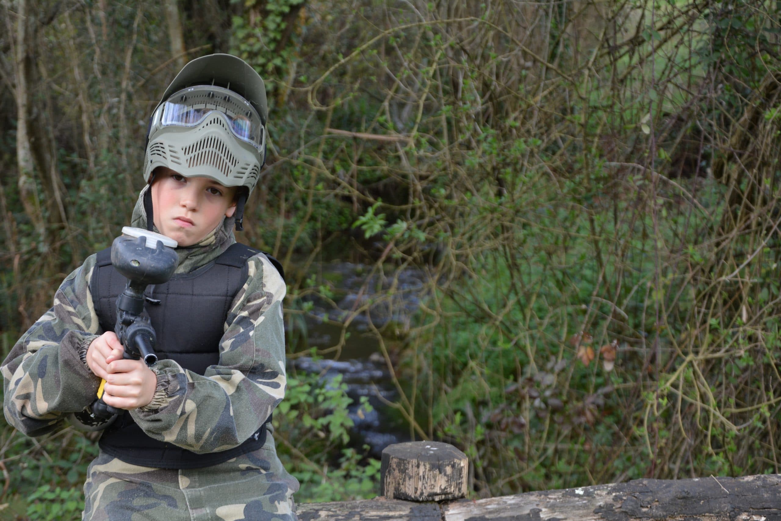 Paintball infantil en Gijón: Diversión segura para toda la familia