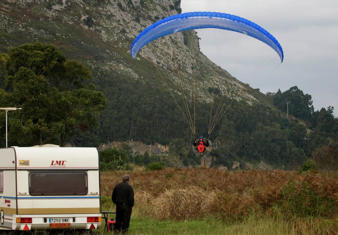 Bautismo de vuelo en parapente biplaza