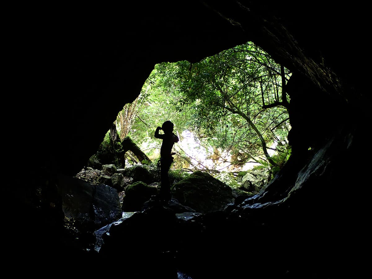 Descenso del cañón Cuevón de Pruneda