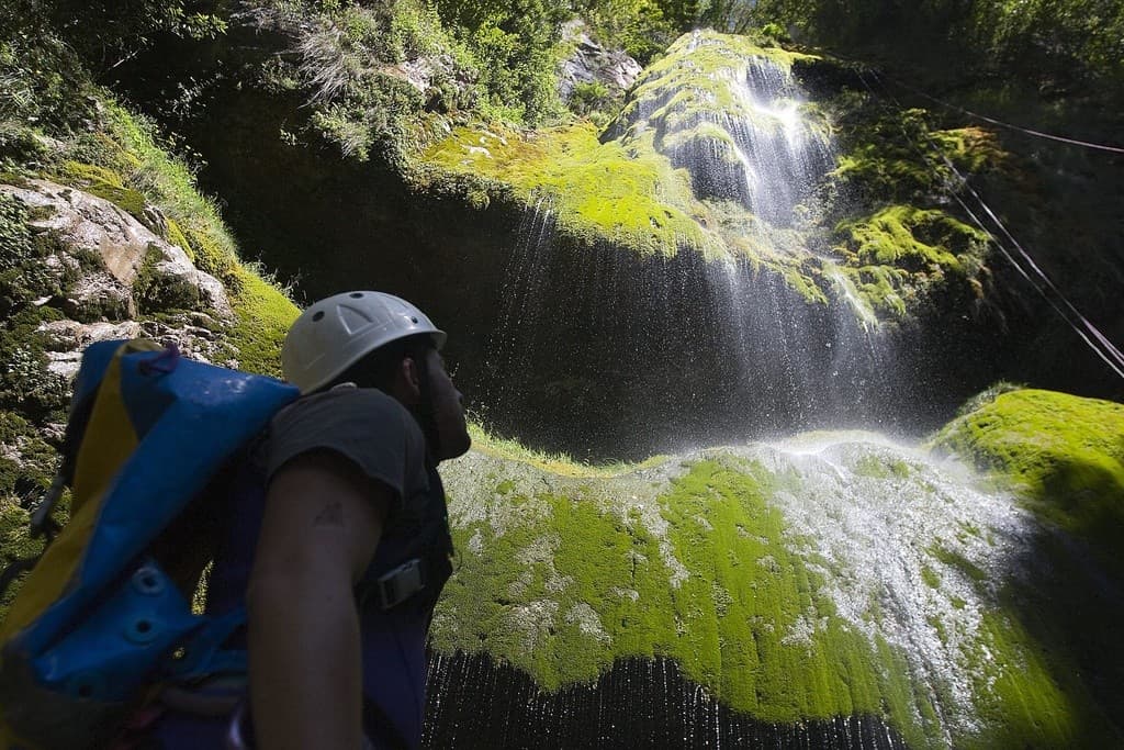 Descenso del cañon Vallegón
