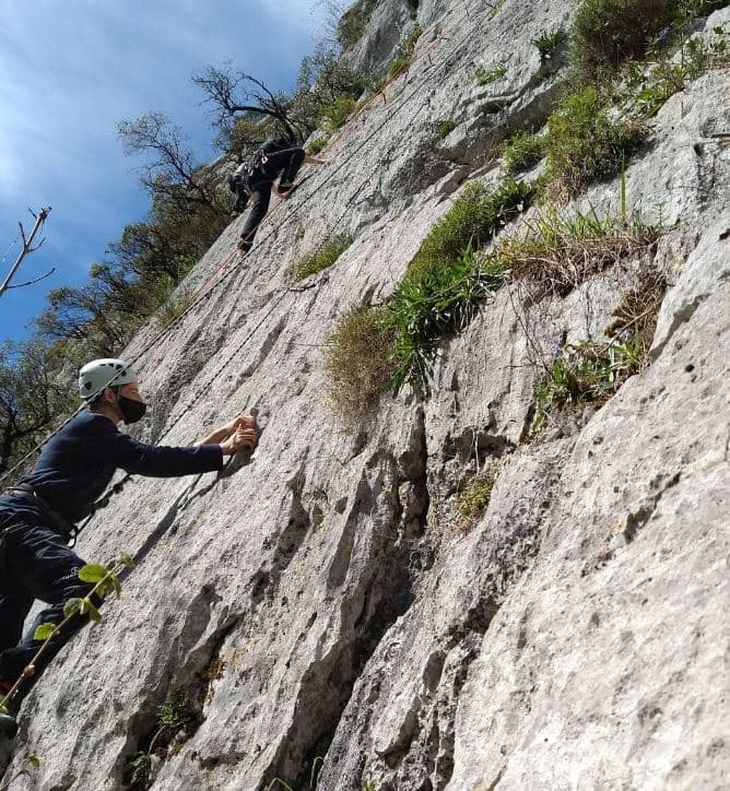 Introductory climbing course