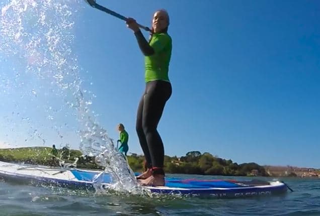 Clases de SUP Flat Water en San Vicente de la Barquera