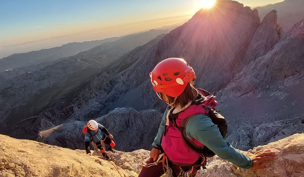 Vía Cepeda (Cara Este al Pico Urriellu) – Escalada guiada en Picos de Europa