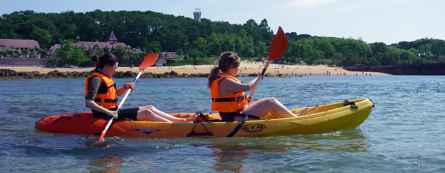 Amazing experience of the kayak course in the waters of Cantabria